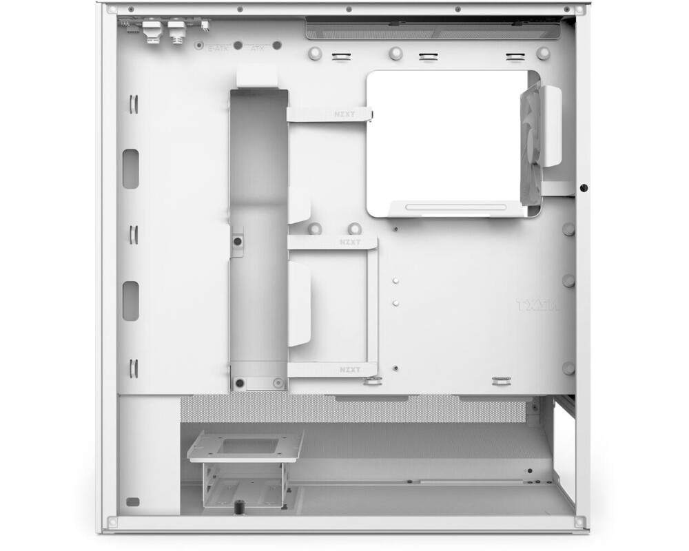 Кутия NZXT H5 Flow RGB 2024 White, Mid-Tower 8