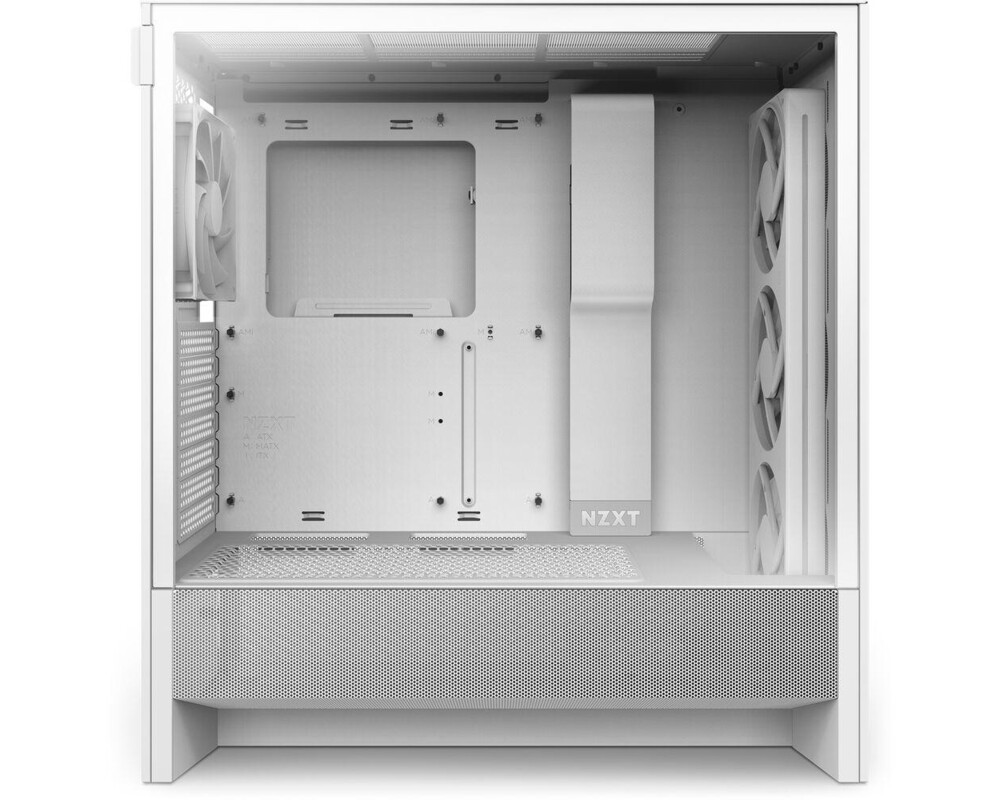 Кутия NZXT H5 Flow RGB 2024 White, Mid-Tower 6
