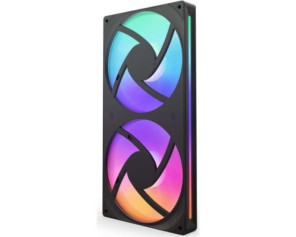 Вентилатор Комплект вентилатори NZXT F280 Black RGB Core 2