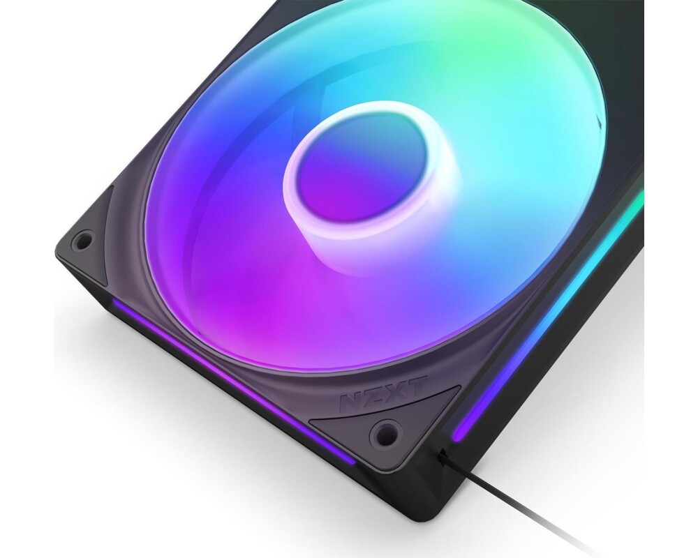 Вентилатор Комплект вентилатори NZXT F360 Black RGB Core 4