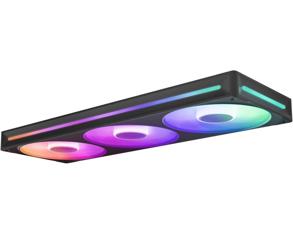 Вентилатор Комплект вентилатори NZXT F360 Black RGB Core 3