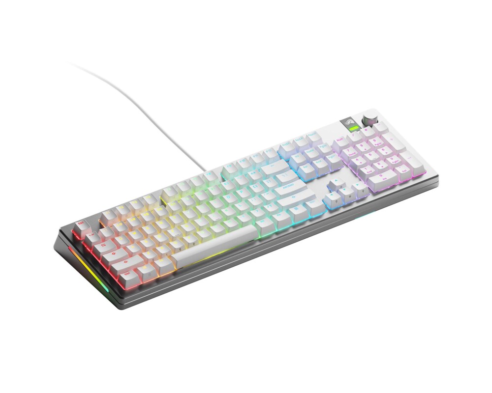 Клавиатура Геймърска механична клавиатура Glorious GMMK 3 Pro 100% Silver - Fox Linear Switches 2