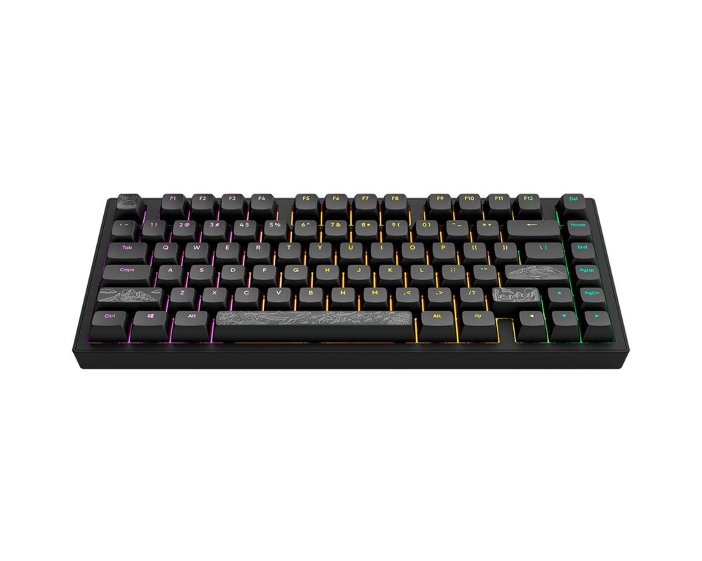 Клавиатура Геймърскa механична клавиатура Dark Project ALU81A Terra Nostra Black RGB 2