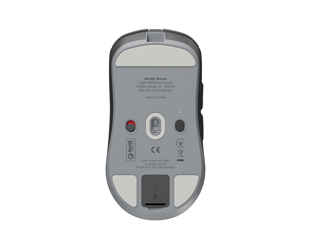 Мишка Геймърска безжична мишка Dark Project Novus BG - Black 7