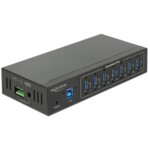 <span>USB хъб</span> Външен индустриален хъб Delock, 7 x USB 3.0 Type-A с 15 kV ESD защита <span class='catalog-num-in-name'>DELOCK-63311</span> - 