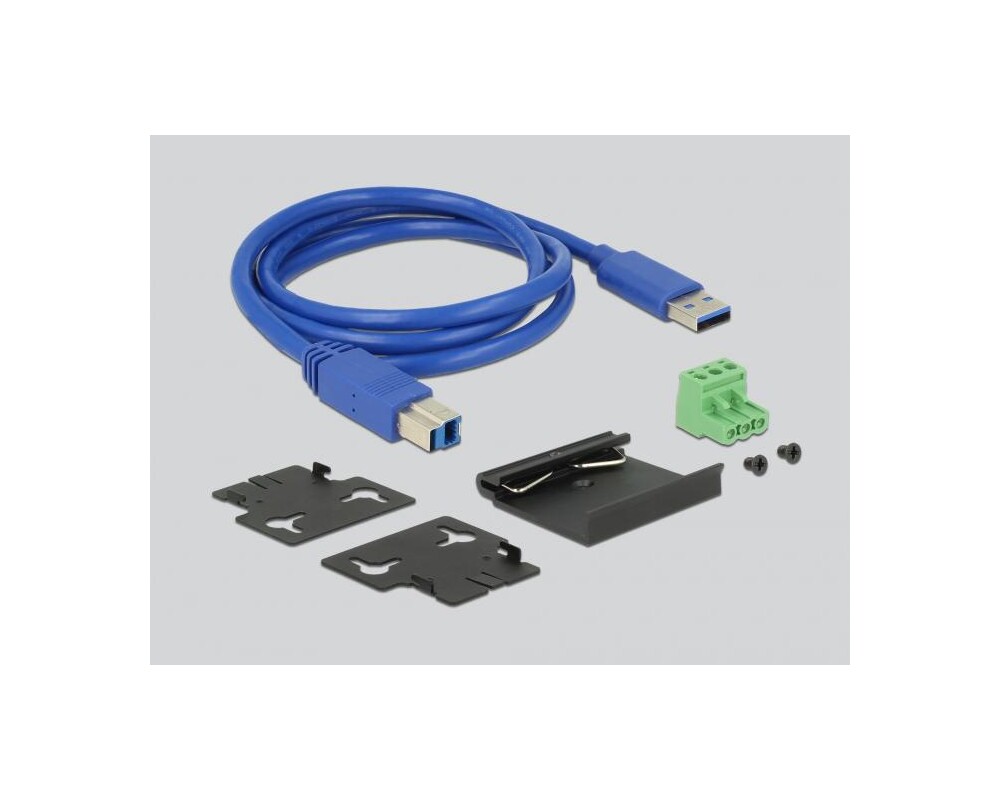 USB хъб Външен индустриален хъб Delock, 7 x USB 3.0 Type-A с 15 kV ESD защита 4