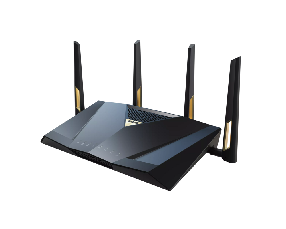 Рутер ASUS RT-BE88U Dual-band WiFi 7 AiMesh Extendable Performance Router 4K-QAM MLO Dual 10G ports SFP+ Four 2.5G ports 3