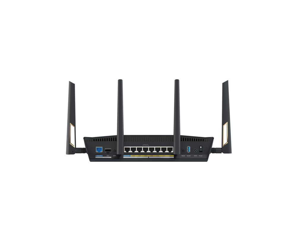 Рутер ASUS RT-BE88U Dual-band WiFi 7 AiMesh Extendable Performance Router 4K-QAM MLO Dual 10G ports SFP+ Four 2.5G ports 5