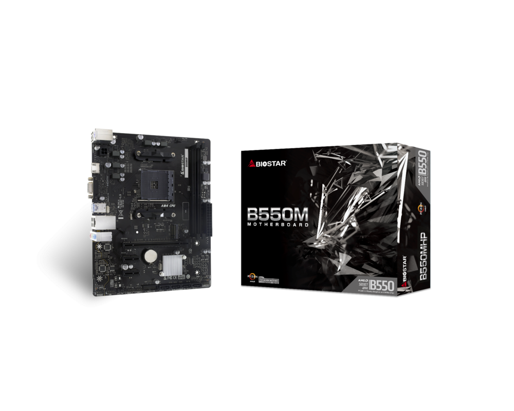 Дънна платка BIOSTAR B550MHP socket AM4 4