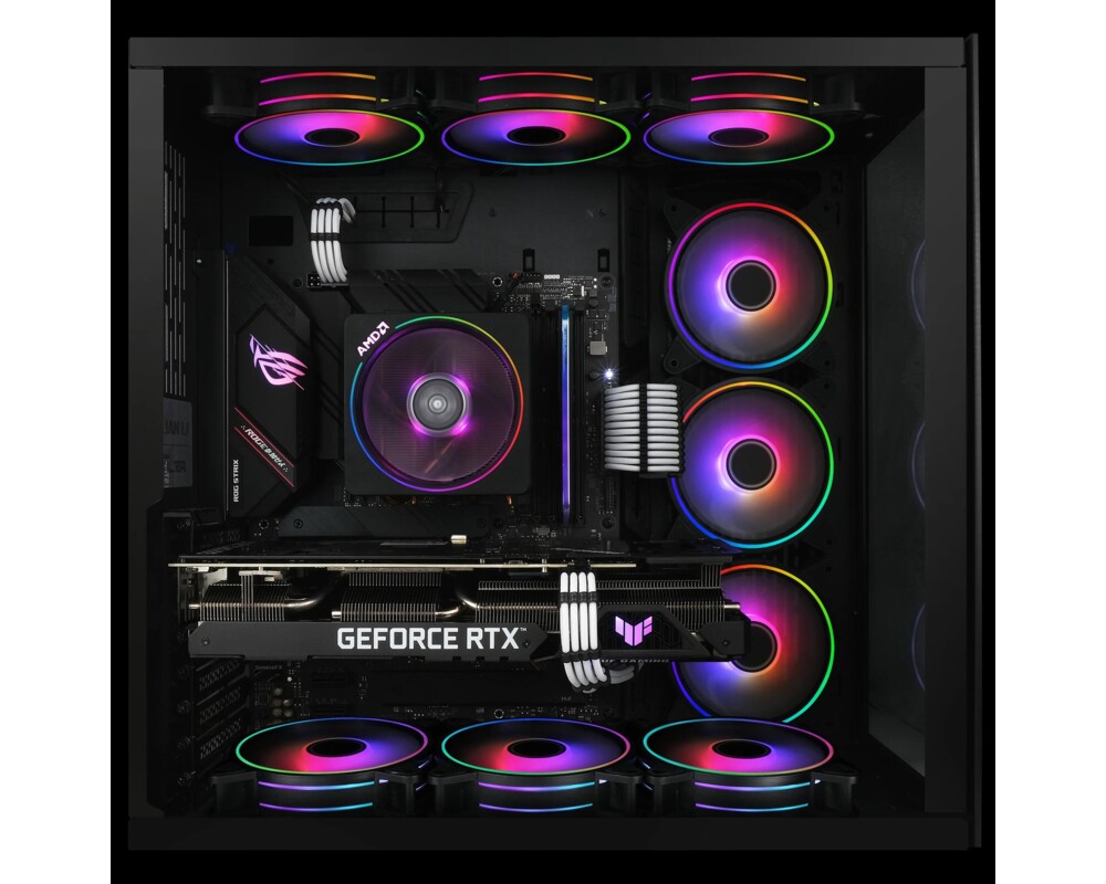 Вентилатор Комплект вентилатори EZDIY-FAB Moonlight Black RGB PWM 120mm - 5 Pack 2