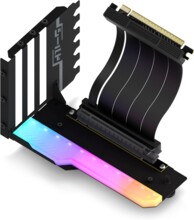  Брекет за вертикален монтаж на GPU EZDIY-FAB RGB PCIe 4.0 Riser Cable 90° 792847 EZ-YIHPI344-2 на топ цена - PIC.bg
