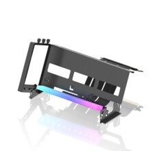  Брекет за вертикален монтаж на 45° GPU EZDIY-FAB ARGB PCIe 4.0 Riser Cable - Черен 792853 EZ-YIHPI333-14 на топ цена - PIC.bg