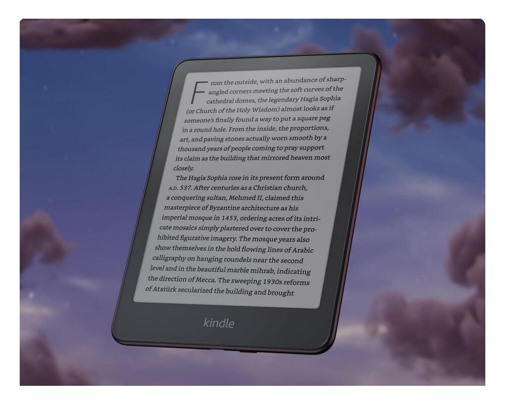 Електронна книга Kindle Paperwhite Signature Edition 7", 32GB, 2024, 12 генерация, IPX8, metallick black 5