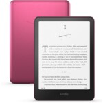 <span>Електронна книга</span> eBook Kindle Paperwhite Signature Edition 7", 32GB, 2024, 12 генерация, IPX8, metalilic rasberry <span class='catalog-num-in-name'>PW-2024-32R</span> - 