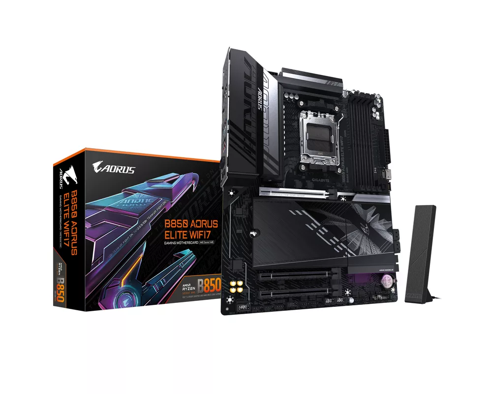 Дънна платка GIGABYTE B850 AORUS ELITE WIFI7 socket AM5 5