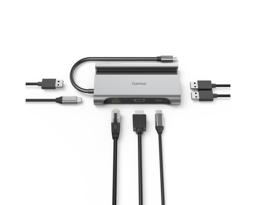 Докинг станция Докинг станция за лаптоп HAMA "Connect2Mobile V2" USB-C 7 в 1 3