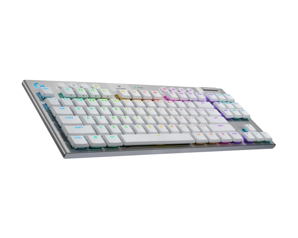 Клавиатура Logitech G915 X LIGHTSPEED TKL Low-Profile Wireless Gaming Keyboard - WHITE - US INT`L - EMEA28i-935 10