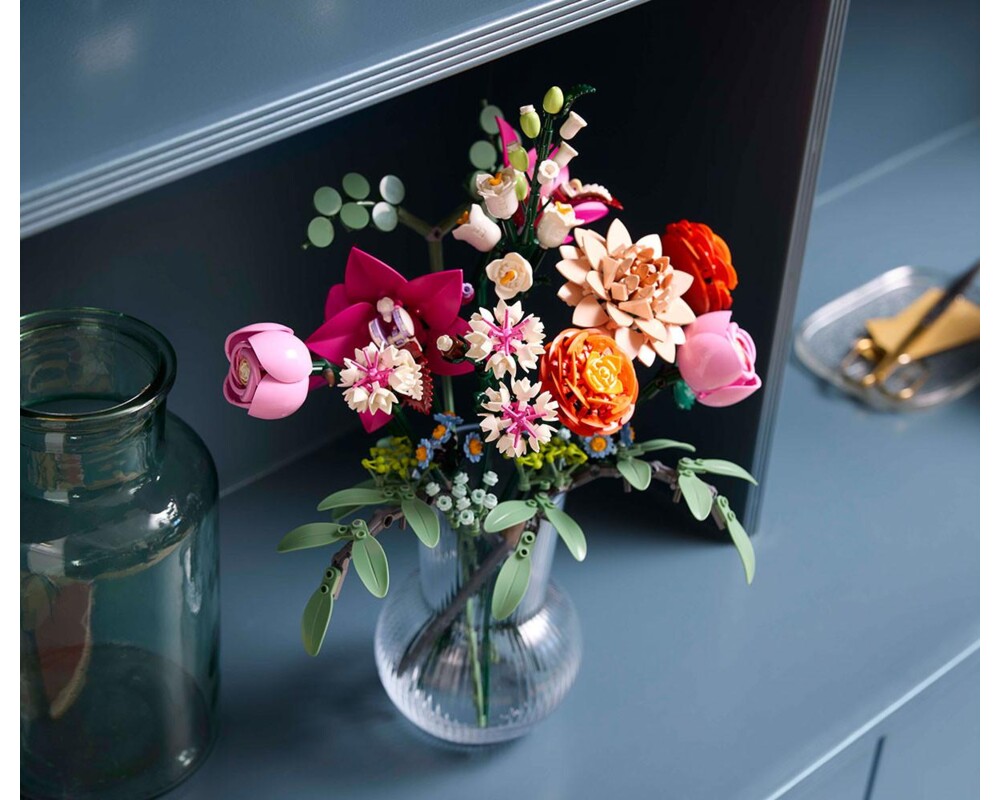 Конструктор LEGO  Botanicals - Beautiful Pink Flower Bouquet , 10342 8