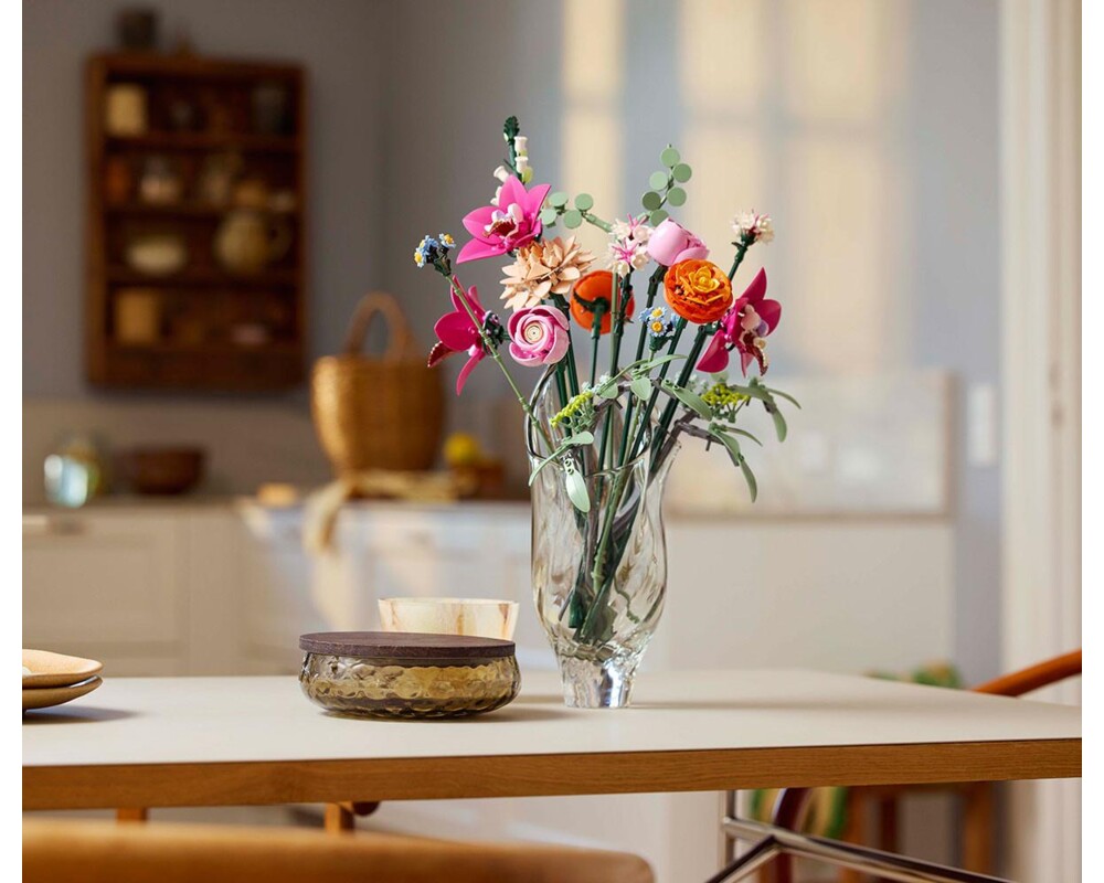 Конструктор LEGO  Botanicals - Beautiful Pink Flower Bouquet , 10342 9