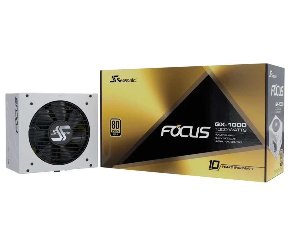 Захранване SEASONIC FOCUS GX-1000 White 1000W 80+ Gold, Fully Modular 9