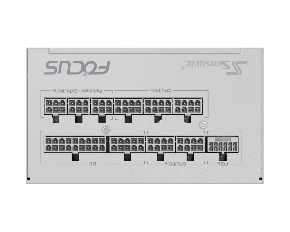 Захранване SEASONIC FOCUS GX-850 White - 850W 80+ Gold, ATX 3.1, PCIe 5.1, Fully Modular 7