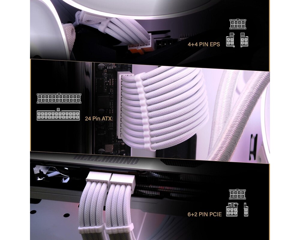Кабел Удължителни кабели EZDIY-FAB - White 3