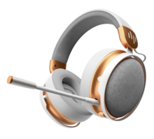  Геймърски безжични слушалки Dark Project Sono Wireless - White/Gold 798504 FSH-DPP-HS-SONO-W-WHITE на топ цена - PIC.bg