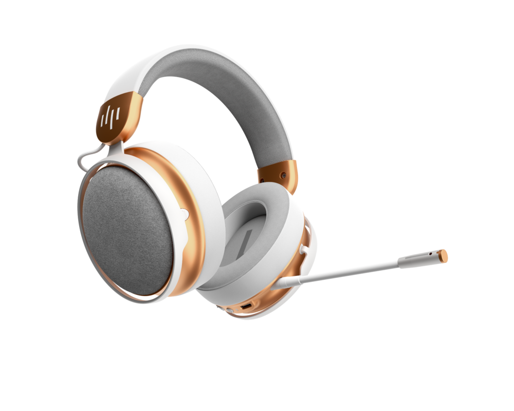 Слушалки Геймърски безжични слушалки Dark Project Sono Wireless - White/Gold 8