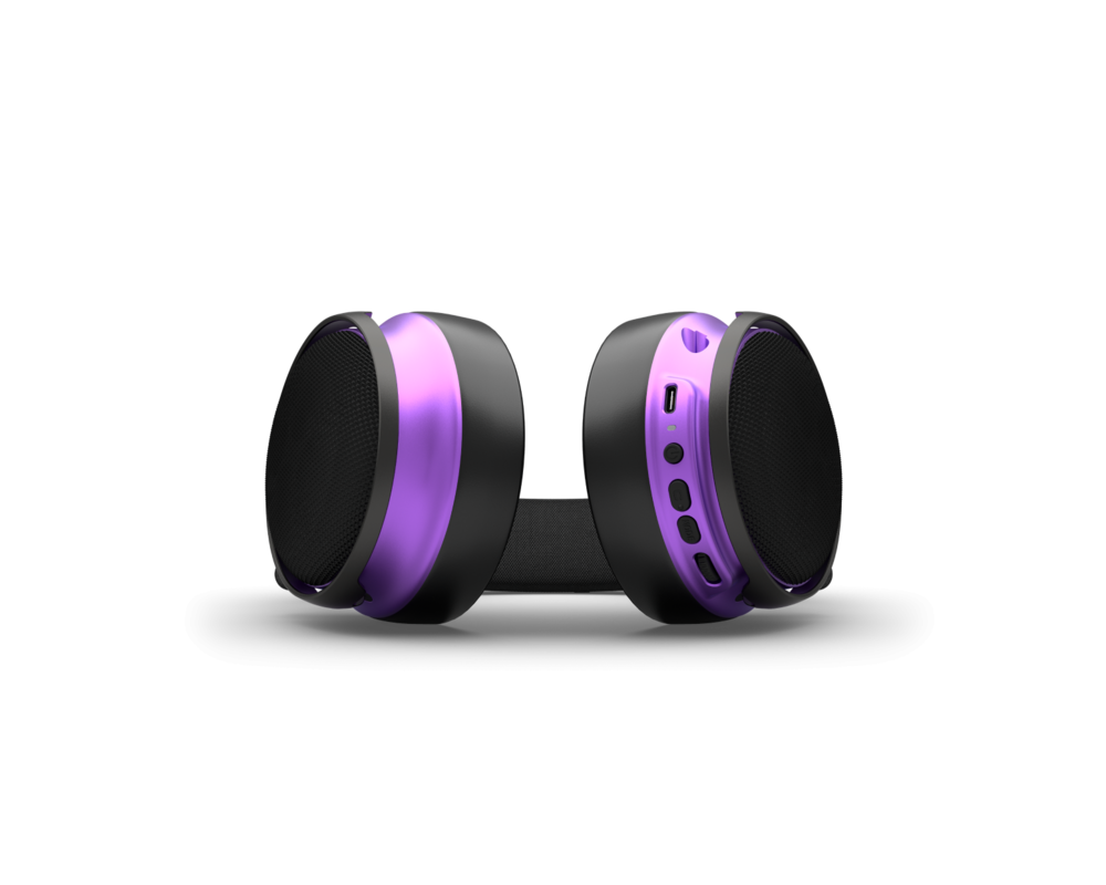 Слушалки Геймърски безжични слушалки Dark Project Sono Wireless - Black/Violet 8