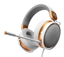  Геймърски слушалки Dark Project Sono Wired - White/Gold 798506 FSH-DPP-HS-SONO-WHITE на топ цена - PIC.bg