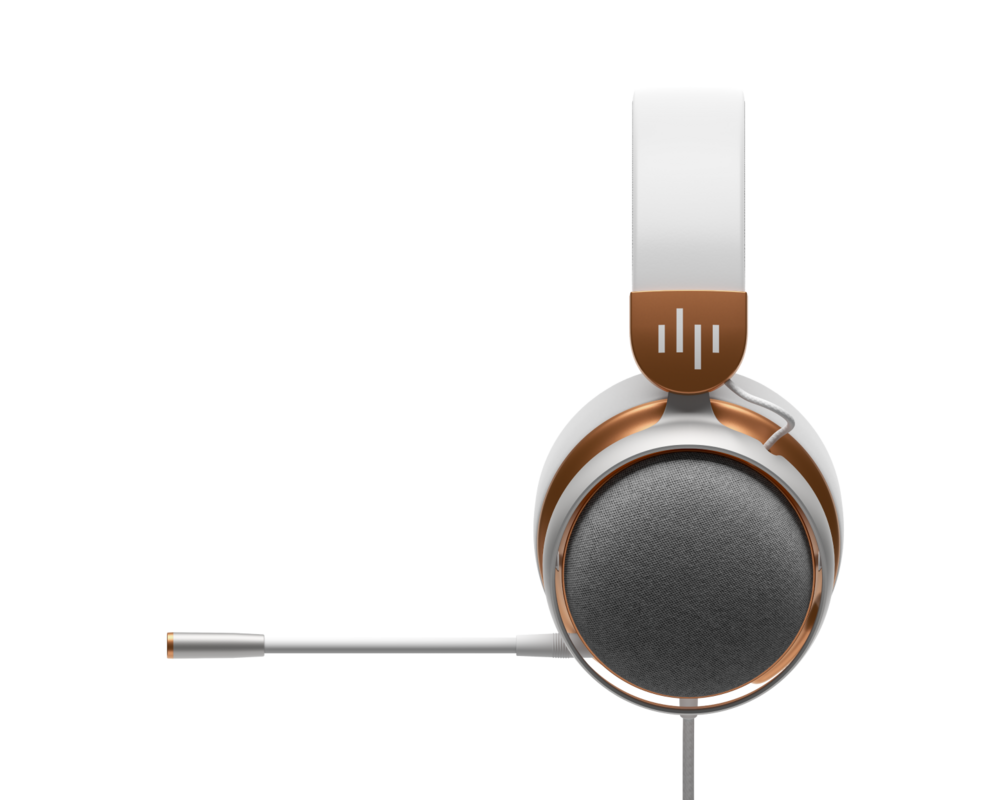 Слушалки Геймърски слушалки Dark Project Sono Wired - White/Gold 6