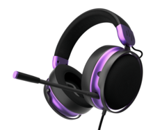  Геймърски слушалки Dark Project Sono Wired - Black/Violet 798507 FSH-DPP-HS-SONO-BLACK на топ цена - PIC.bg