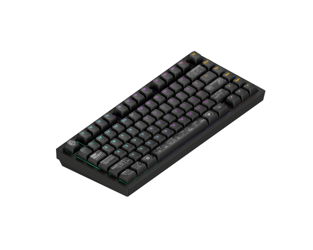 Клавиатура Геймърскa безжична клавиатура Dark Project ALU81A Terra Nova Black RGB 5