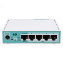  MikroTik 10/100/1000Mbit, PoE, RAM - 512 MB, USB - А, RouterOS v7, License level 4 798513 E50UG-hEX на топ цена - PIC.bg