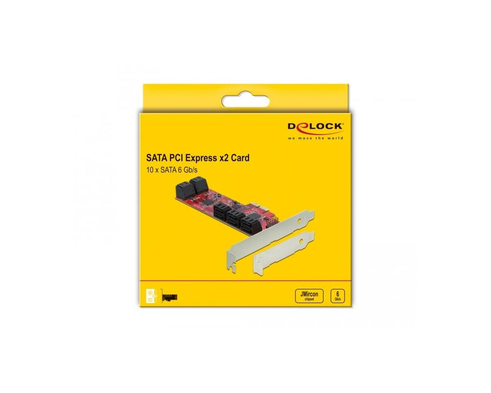 Контролер Delock SATA PCI Express Card - 10 ports 5