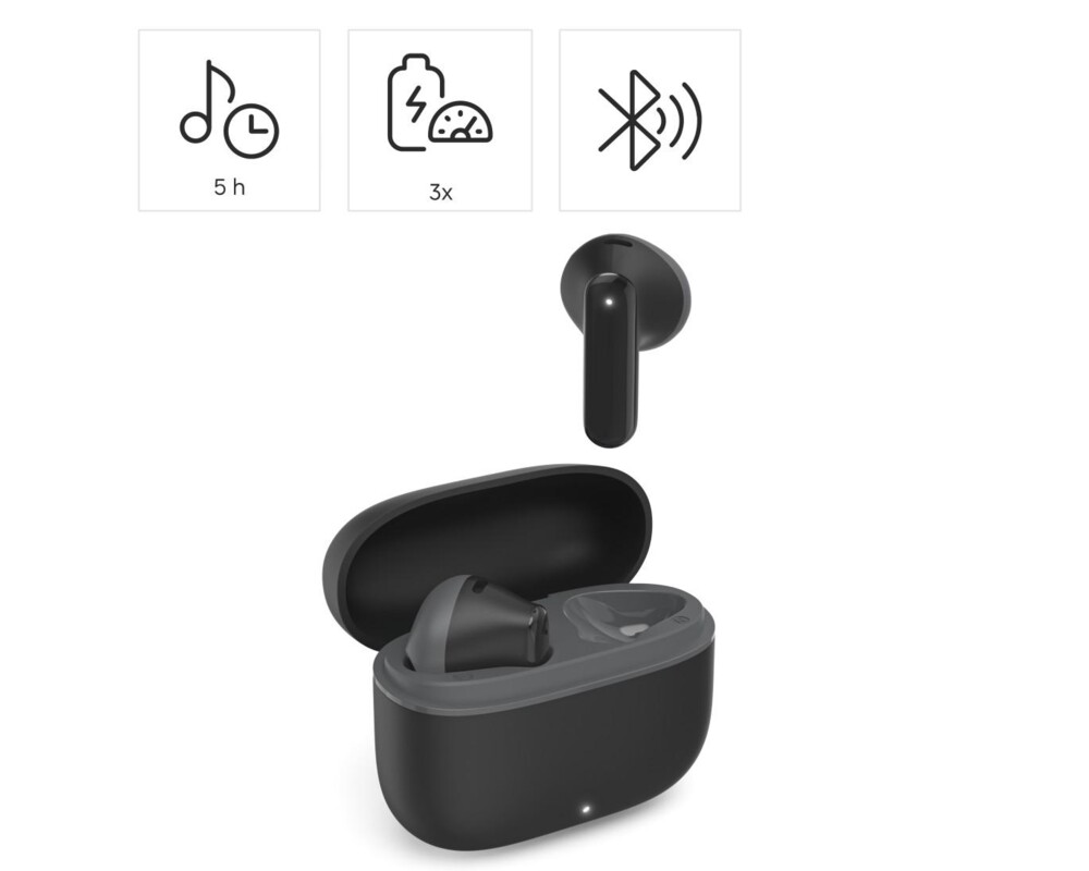 Слушалки Hama Блутут слушалки "Freedom Light II", Bluetooth, TWS, черни 16