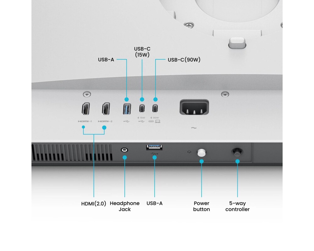 Монитор BenQ MA320U за MacBook Pro и MacBook Air, 31,5" , IPS , LED, 3840x2160, HDR10, 178°/178° , 1300:1 4