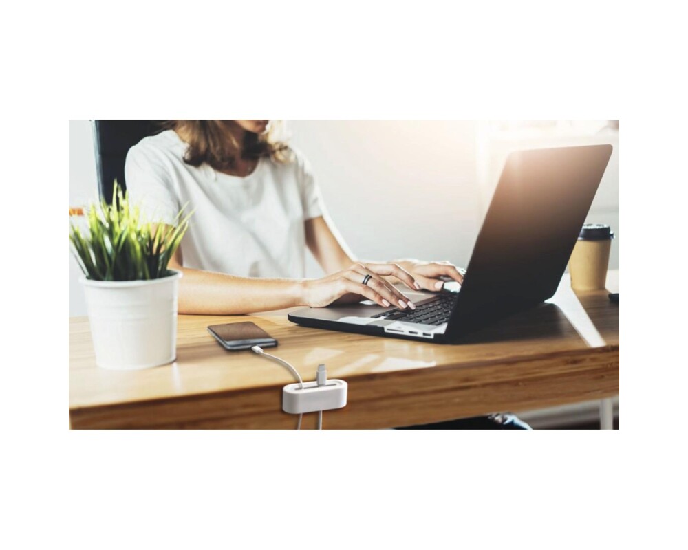 Кабел Органайзер за кабели HAMA Самозалепващ, 2 бр., Бял 5