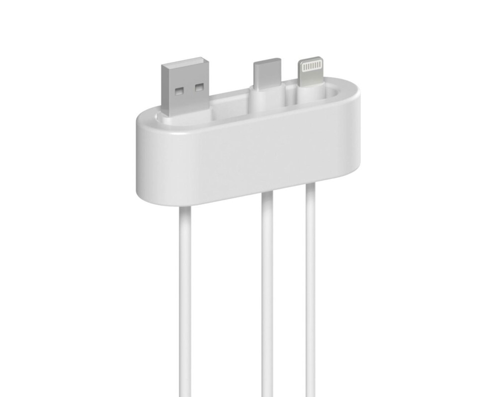 Кабел Органайзер за кабели HAMA Самозалепващ, 2 бр., Бял 4