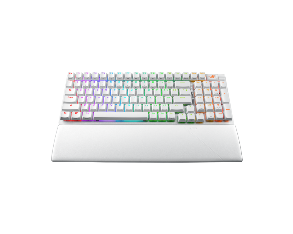 Клавиатура Геймърска безжична Клавиатура ASUS ROG Strix Scope II 96 - Moonlight White 2