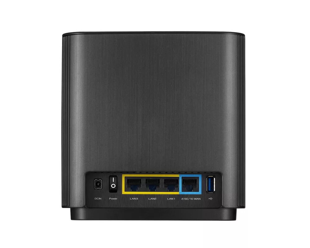 Рутер Меш система Asus ASUS ZenWiFi XT8 V2 Black AX6600 WiFi 6 (802.11ax) 6