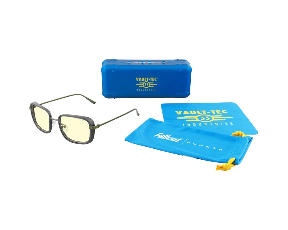 Очила за компютър GUNNAR Fallout Vault 33 Gunmetal/Olive - Amber 7