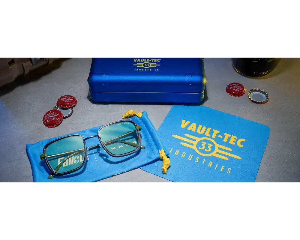 Очила за компютър GUNNAR Fallout Vault 33 Gunmetal/Olive - Amber 6