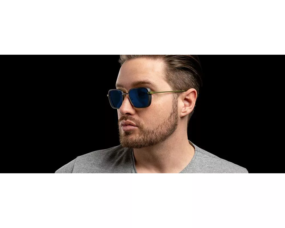 Очила за компютър GUNNAR Fallout Vault 33 Gunmetal/Olive - Sun 2