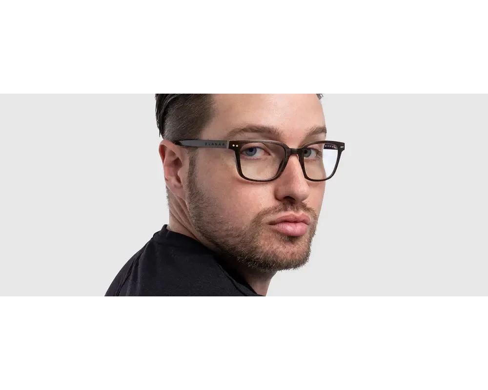 Очила за компютър Компютърни очила GUNNAR Muir Ebony (wood), Amber 2