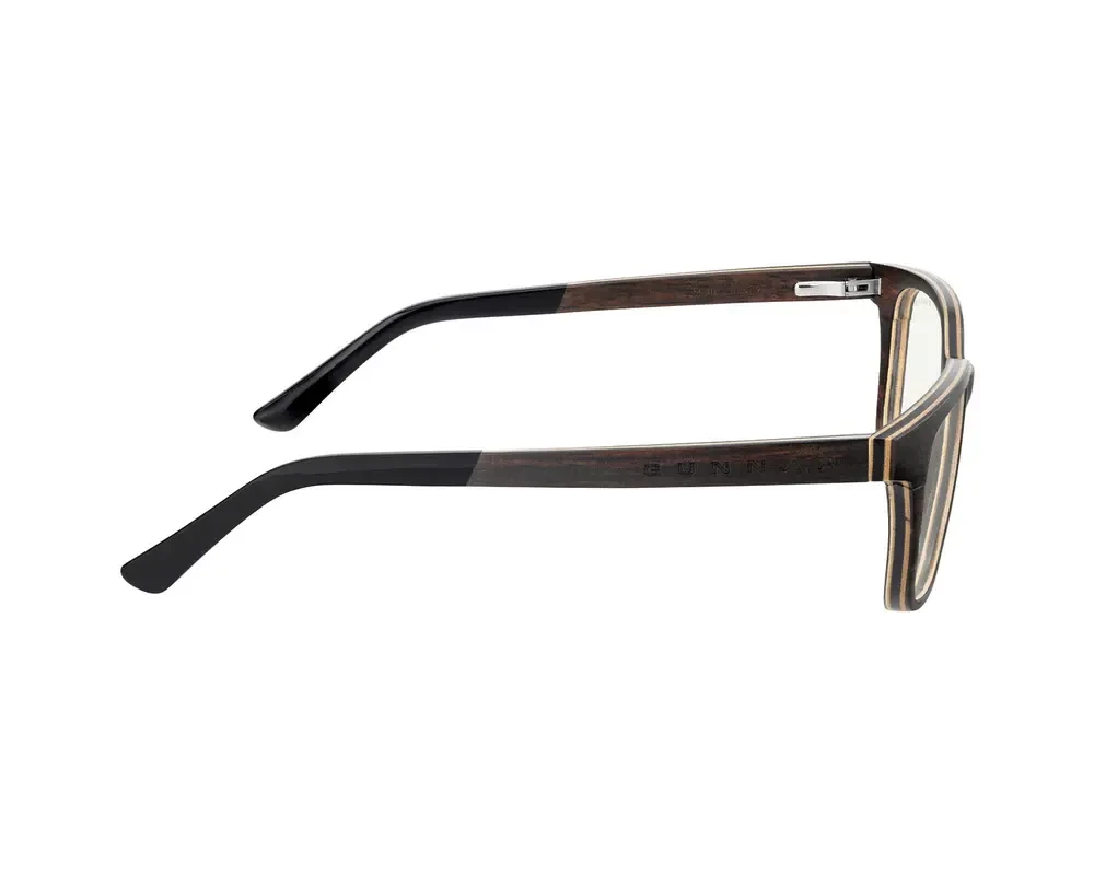 Очила за компютър Компютърни очила GUNNAR Muir Ebony (wood), Clear Pro 7
