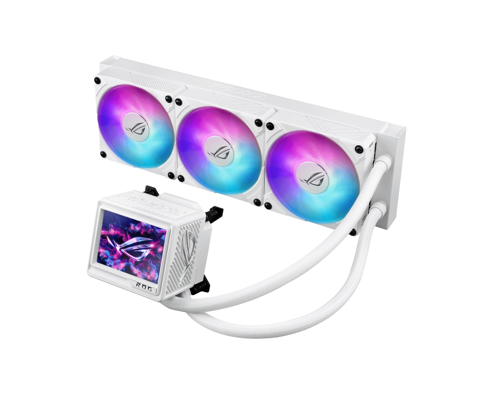 Охладител за процесор ASUS ROG RYUJIN III 360 ARGB EXTREME White Edition 3.5" LCD Display 2