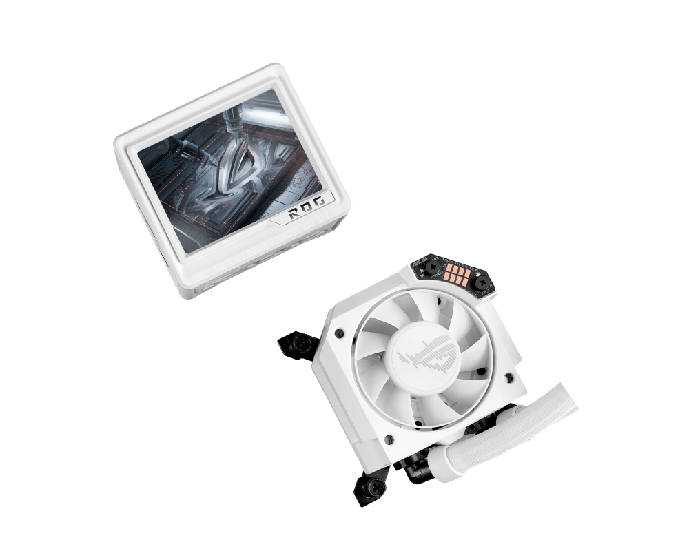 Охладител за процесор ASUS ROG RYUJIN III 360 ARGB EXTREME White Edition 3.5" LCD Display 5