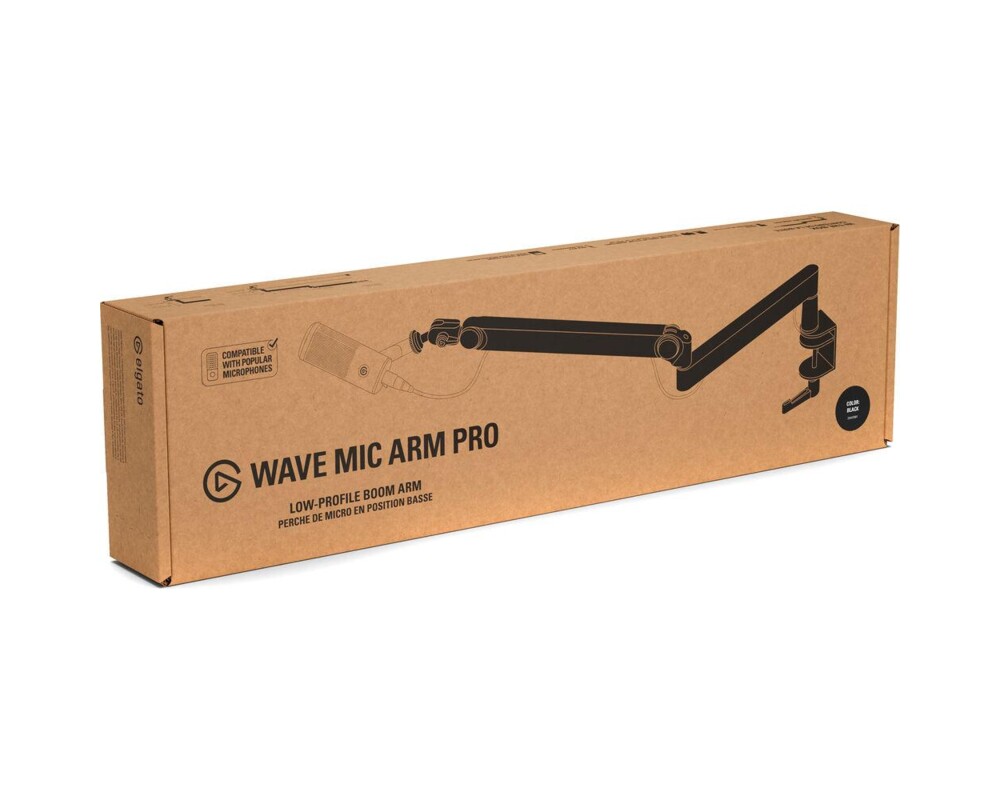Геймърски аксесоари Стойка за микрофон Elgato Wave Mic Arm Pro - Черно 4