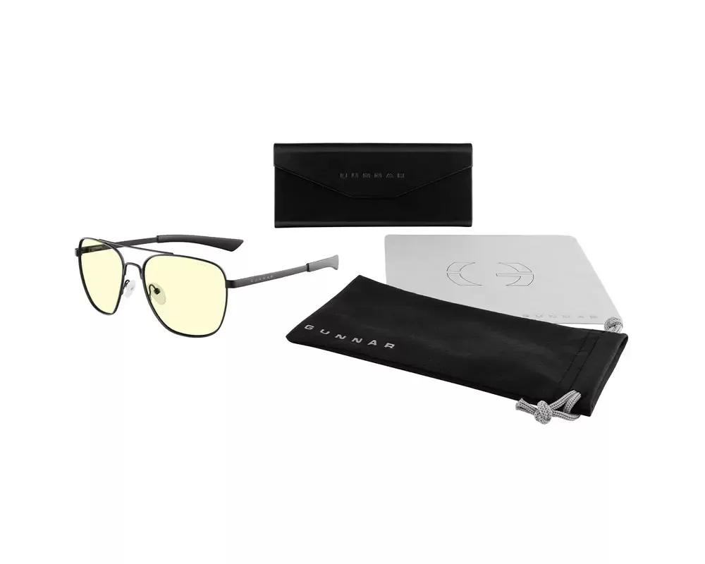 Очила за компютър Компютърни очила GUNNAR Mustang Onyx, Amber 7